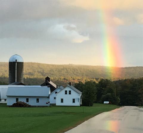 Sprague Farm rainbow 2019